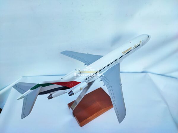 Model of B727-200 Emirates Airlines with detailed craftsmanship.